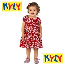 VESTIDO INFANTIL KYLY ESTAMPA FLORAL  NATAL 1001247