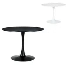 Mesa Saarinen MDF Tulipa Redonda 80cm - Duas Cores Disponíveis