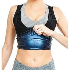 Cinta Regata Feminina Queima Gorduras Barriga Camiseta Tamanho:P/M