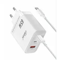 Carregador Turbo 65W Mietubi Saída 2 C + USB  Cabo