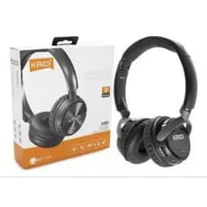 Fone De Ouvido Sem Fio Bluetooth 5.3 Confortável Kaidi Kd-750 - Headphone Cor Preto Com Microfone