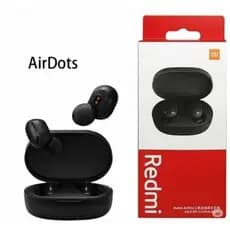 Fone de ouvido sem fio Bluetooth AirDots 2 Preto