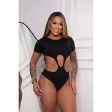 Body Brilho Luxuoso Forrado Zero Transparência Sem Bojo Calcinha Tradicional Casual Lindo e Elegante Luxo Barato
