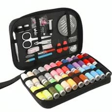 Conjunto De Bolsa De Costura Portátil Kit De Ferramentas DIY Para Casa Viagens Emergências Estojo Com Itens De Costura