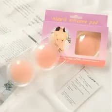 Protetor de  Mamilos Reutilizáveis Capa de Mamilo de Silicone Pegajosa para Mulheres Adesivos Invisíveis Sutiã Adesivo