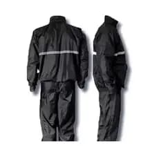 kit Capa De Chuva Roupa Para Motoqueiros Ciclistas Impermeável Calça Jaqueta C/ Capuz