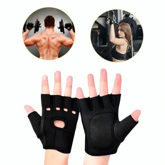 1 Par De Luva Para Academia Protetora Treino Musculação Neoprene Unisex Luva de Treino
