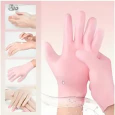 Luva de Silicone Hidratação Esfoliante Mãos Ressecadas Reutilizável Luva de Hidratação Luva De Silicone Hidratante