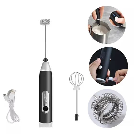 Misturador de Bebidas Recarregável USB - Aço Inox