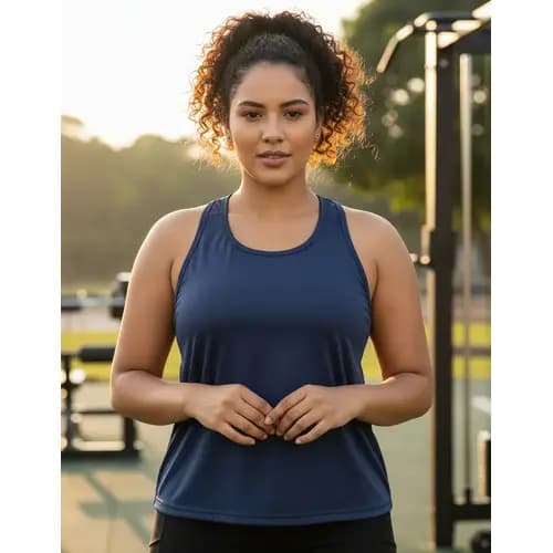 Blusa Feminina Regata Dry Fit Camiseta Academia Treino