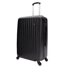 Mala para Viagem Tamanho Médio 23kg Modelo Londres 4 Rodas 360 Swiss Move Preta