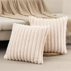 Capas de almofada de veludo macio, adequadas para decoração de sala de estar e quarto, capas de almofada de pelúcia.