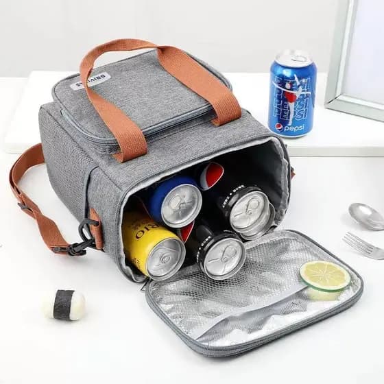 Bolsa térmica de alta qualidade e grande capacidade, perfeita para piqueniques e viagens à praia Bolsa térmica para prai