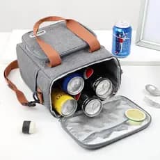 Bolsa térmica de alta qualidade e grande capacidade, perfeita para piqueniques e viagens à praia Bolsa térmica para prai