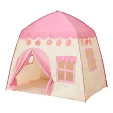 Barraca Infantil Toca Castelinho Rosa Menina Cabana  Flores Rosa Barraca Toca Castelinho Rosa Menina