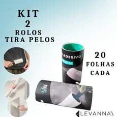 Kit 2/4/6/8/10/12 Refil Rolo Adesivo Tira Pelo Limpa Roupa Cabelo Fio Fiapo Tira Pó