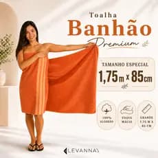 Toalha Banhão Gigante 175X85cm Premium 100% Algodão Macia Felpuda