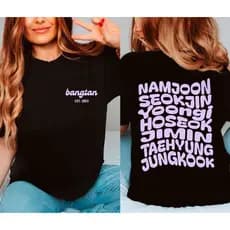 Camiseta BTS Jungkook Bangtan Bts Hoseok Unissex 100% Algodão 10