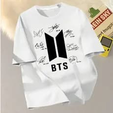 Camiseta Bts Kpop Camisa Fã 100% Algodão Premium 1