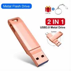 OTG 1TB 2TB USB Memory Stick Tipo-C Pendrive Flash Disco Para Android IOS Pen Drive