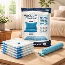Sacos a Vácuo Organizador Kit Com 10 unidades 50cmx60cm Com Bomba Para Sugar