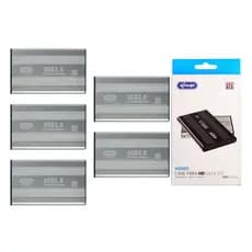 Kit 5un Case Externo HD/SSD 2.5 Sata 3 USB 3.0 KP-HD003 Knup