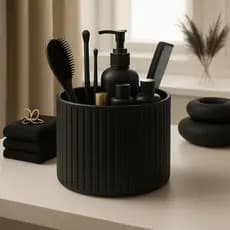 Organizador de Banheiro Luxo Porta Maquiagem Design Moderno