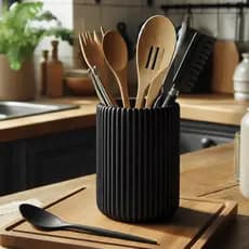 Pote de Talheres Organizador Moderno para Cozinha Resistente