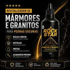 Revitalizador Granito Mármore Realça Cor Rock Star Preto