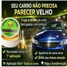 Cera Alien Automotiva Alien Ind. Efeito Cerâmico Brilho Espelhado Recupera Pintura Queimada Elimina Manchas
