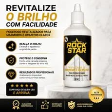 Revitalizador Granito Mármore Realça Cor Rock Star Claro