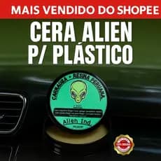 Cera Automotiva Alien Revitalizadora de Páinel, Plástico, Para-Choque, Vinil, Borracha e Couro