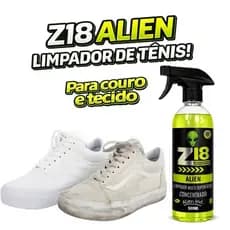 Limpa tênis Tecido Couro Concentrado Manchas Amarelado Alien