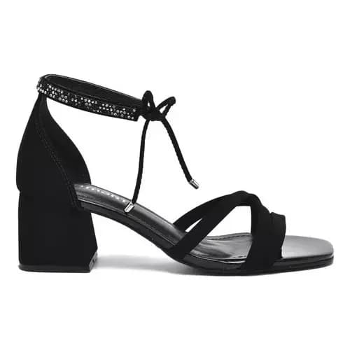 Sandalia Feminina Via Marte Saltinho Tira Brilhante 23-9706