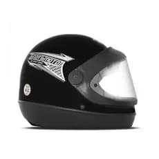 Capacete Fechado Automatico Moto Protork Sport Preto Injet.
