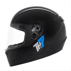 Capacete Fechado Taurus Th7 Preto Branco Vermelho Bom Barato