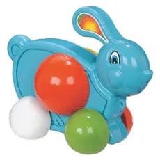 Puxa Puxa Coelho Fofo Brinquedo infantil de Puxar Mercotoys