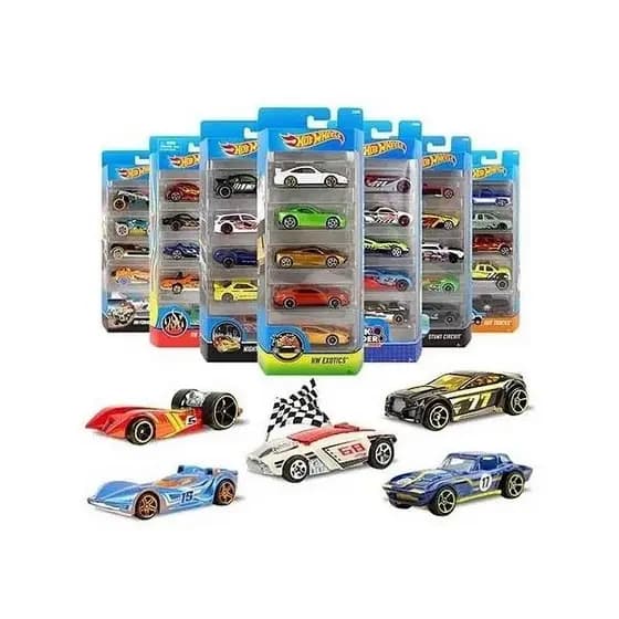 Hot Wheels Pacote com 5 Modelos Sortidos 1806 Mattel