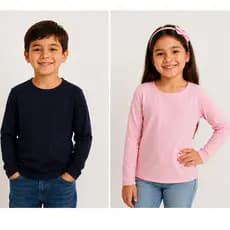 Blusas Térmicas Infantil Menina Manga Longa Segunda Pele Forrada Inverno Feminino