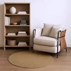 Tapete Sisal Natural Basic Plus Bege Casa Escritório Quarto 0,95x0,95