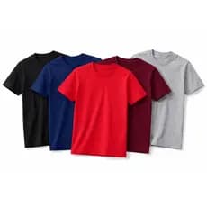 Kit 5 camisetas masculina 100% algodão lisa fio 30/1 atacado camiseta básica