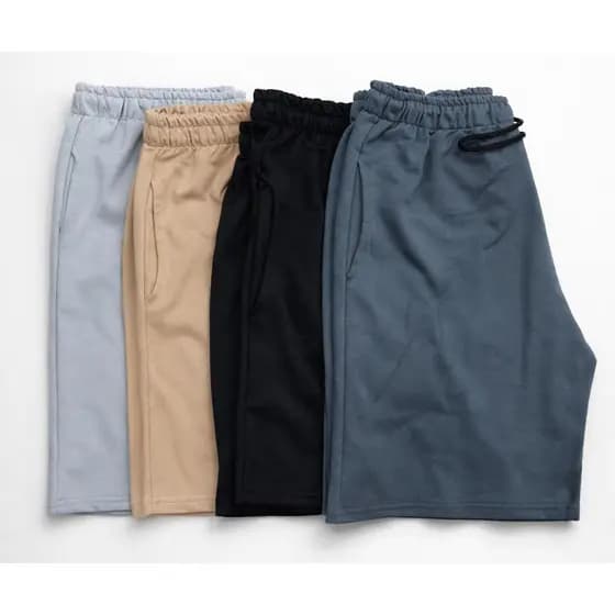 Kit 4 Bermudas moletom premium algodao, masculino cores sortidas - moda casual, academia