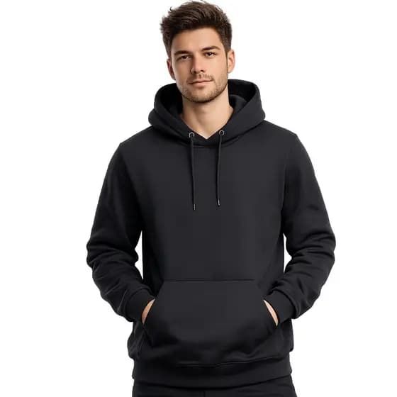 Moletom Canguru 100% Algodão Premium Blusa de Frio Grosso Quentinho Inverno Masculino Feminino