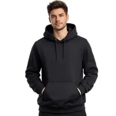 Moletom Canguru 100% Algodão Premium Blusa de Frio Grosso Quentinho Inverno Masculino Feminino