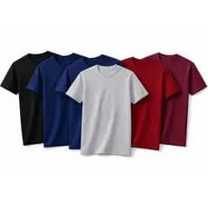 Kit 10 Camisetas masculina 100% algodão lisa, atacado camiseta básica
