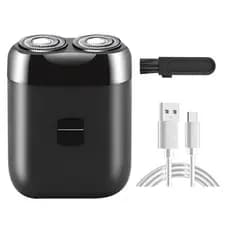 Barbeador Elétrico Masculino Portátil Recarregável USB Para Viagem e Uso Diário