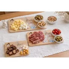 Tábua de pinus decorativa páscoa Kit 3 petisqueira gournet coelhinho Feliz Páscoa