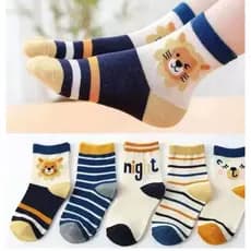 Kit De 3 a 12 Pares Meias MENINO KIDS Com Diversas Estampas