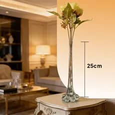 Vaso Solitário Decoração Tulipa Decorativo Para Casamento Festas 25cm