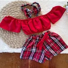 Roupa Junina Infantil de 0 a 4 anos | Vestido | Conjunto | Roupa de São João | Quadrilha